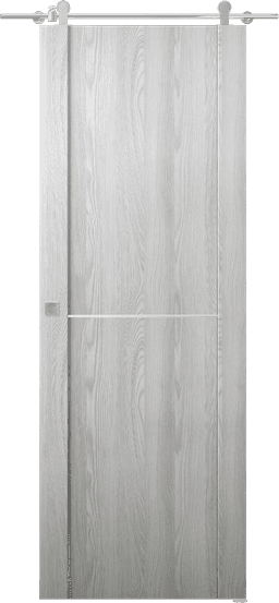 AVON 01 1H RIBEIRA ASH DOUBLE BARN BELLDINNI MODERN INTERIOR DOOR - 1