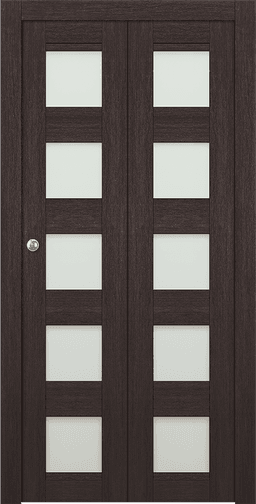 AVON 07-07 VETRO VERALINGA OAK BI-FOLD DOORS BELLDINNI MODERN INTERIOR DOOR - 1