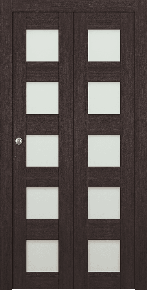 AVON 07-07 VETRO VERALINGA OAK BI-FOLD DOORS BELLDINNI MODERN INTERIOR DOOR - 1