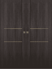 AVON 01 2H GOLD VERALINGA OAK DOUBLE MAGIC BELLDINNI MODERN INTERIOR DOOR - 1