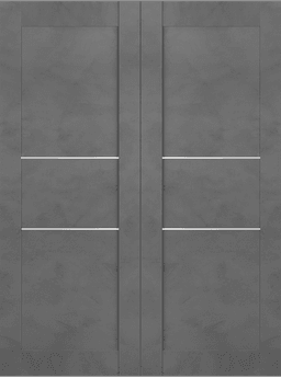 AVON 07 2H DARK URBAN DOUBLE BI-FOLD BELLDINNI MODERN INTERIOR DOOR - 3