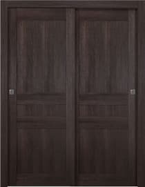 AVON 07 2R VERALINGA OAK BYPASS DOORS BELLDINNI MODERN INTERIOR DOOR - 1