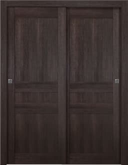 AVON 07 2R VERALINGA OAK BYPASS DOORS BELLDINNI MODERN INTERIOR DOOR - 1