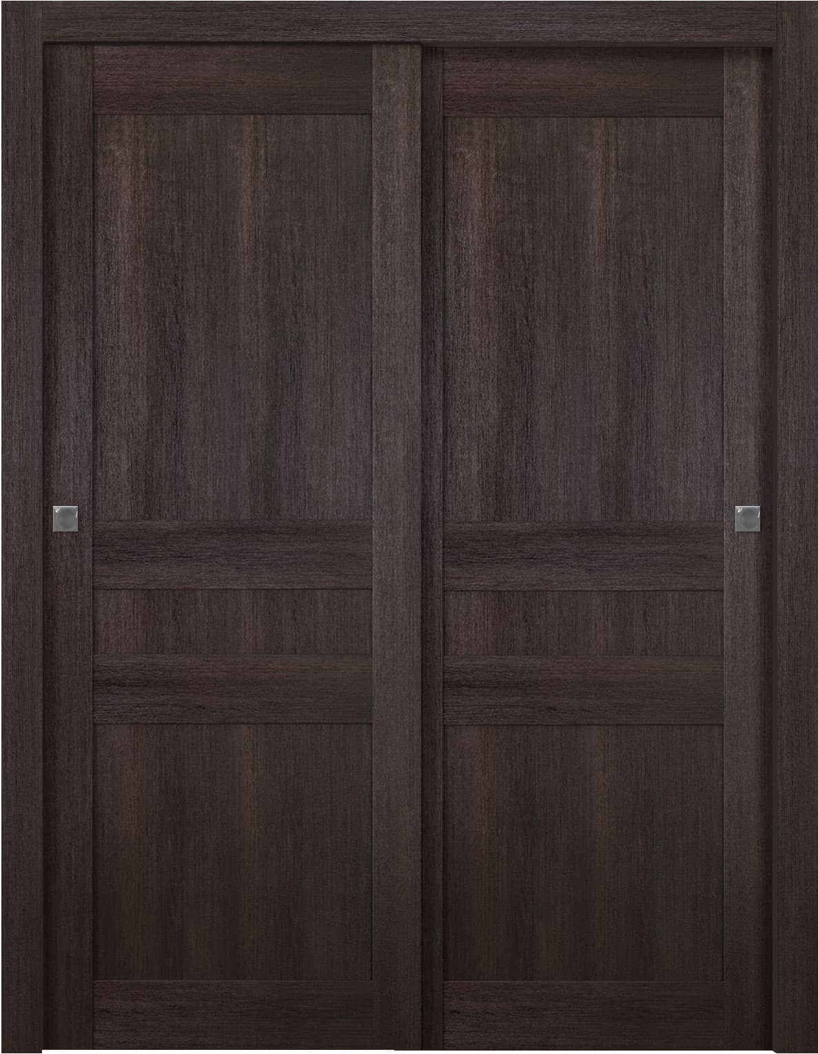 AVON 07 2R VERALINGA OAK BYPASS DOORS BELLDINNI MODERN INTERIOR DOOR - 1