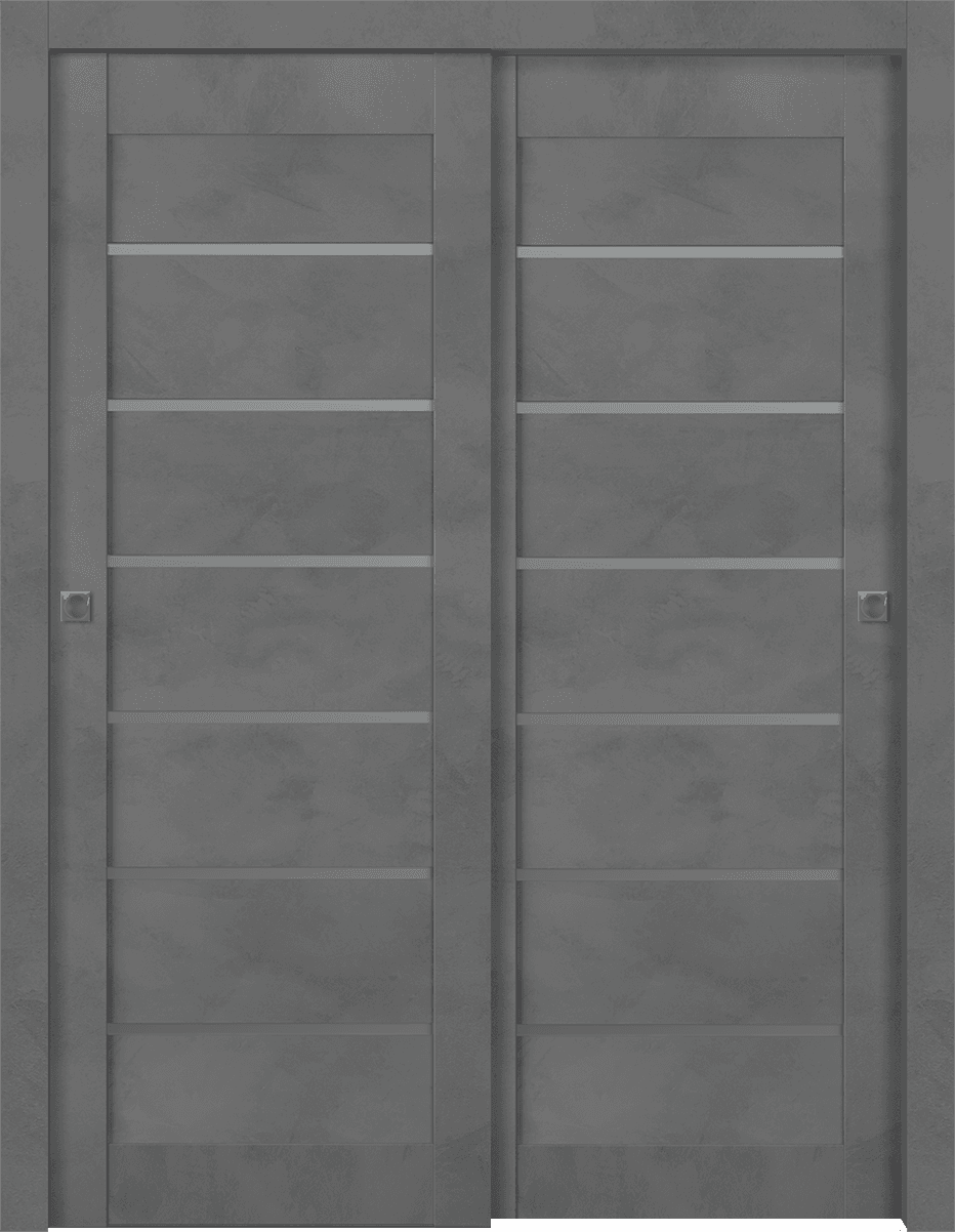  AVON 07-02 VETRO DARK URBAN BYPASS BELLDINNI MODERN INTERIOR DOOR - 1