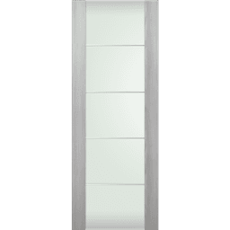 AVON 202 4H VETRO RIBEIRA ASH SWING BELLDINNI MODERN INTERIOR DOOR - 2