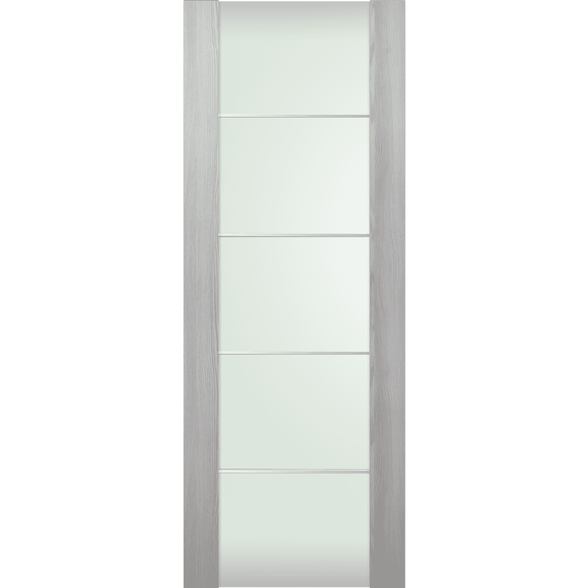 AVON 202 4H VETRO RIBEIRA ASH SWING BELLDINNI MODERN INTERIOR DOOR - 2