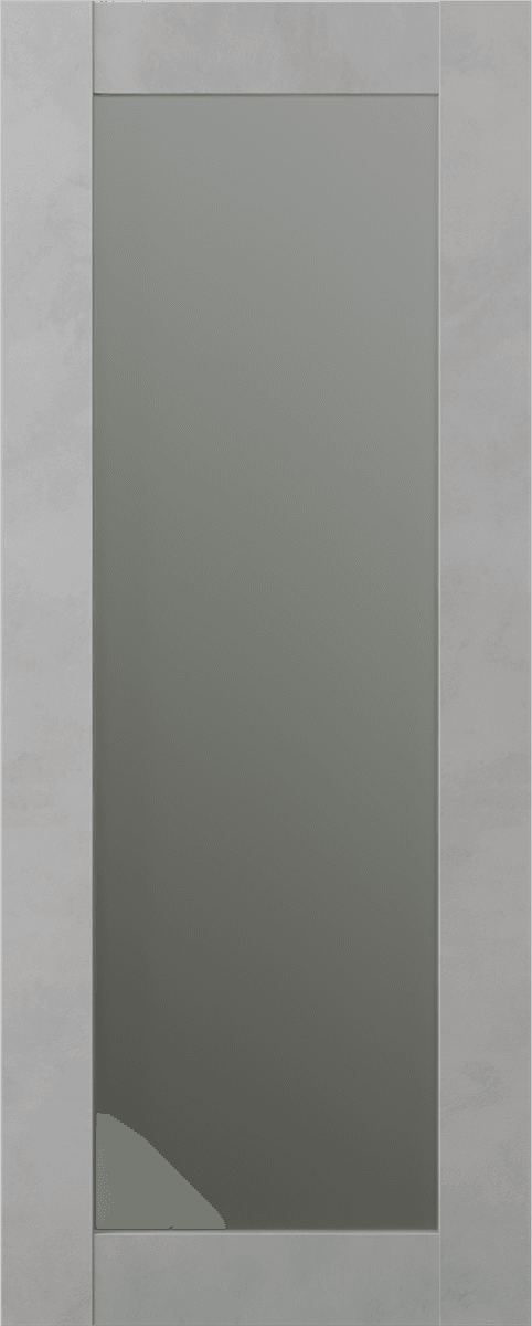 AVON 207 VETRO LIGHT URBAN SLAB BELLDINNI MODERN INTERIOR DOOR - 1