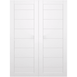 ERMI SNOW WHITE DOUBLE POCKET BELLDINNI MODERN INTERIOR DOOR - 3