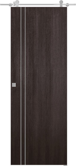 OPTIMA 2V VERALINGA OAK DOUBLE BARN BELLDINNI MODERN INTERIOR DOOR - 1