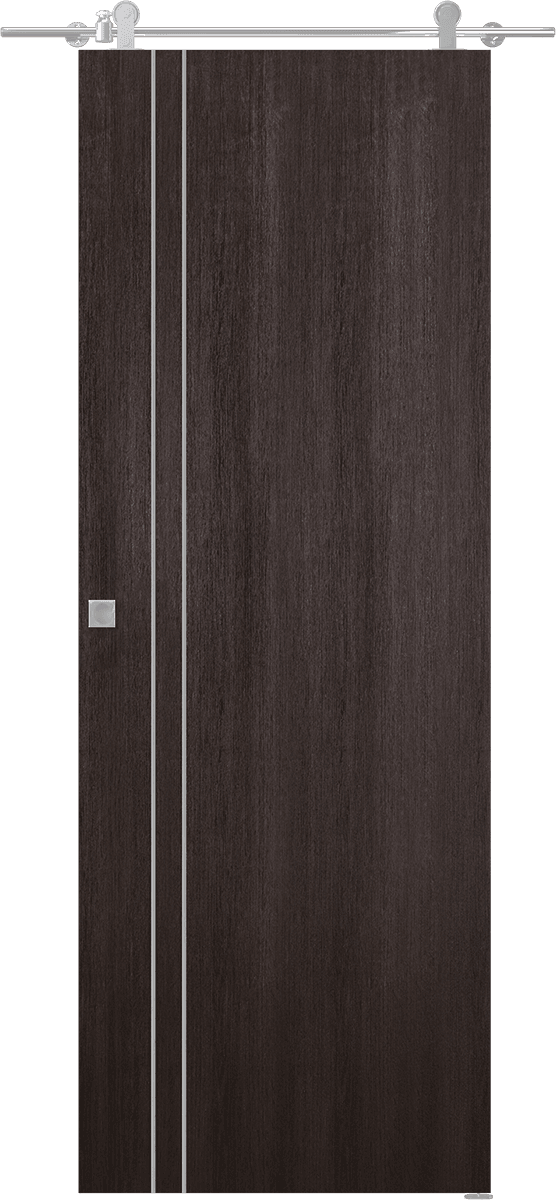 OPTIMA 2V VERALINGA OAK DOUBLE BARN BELLDINNI MODERN INTERIOR DOOR - 1