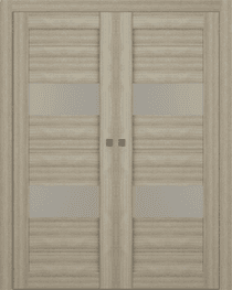 VITA VETRO SHAMBOR DOUBLE POCKET BELLDINNI MODERN INTERIOR DOOR - 1