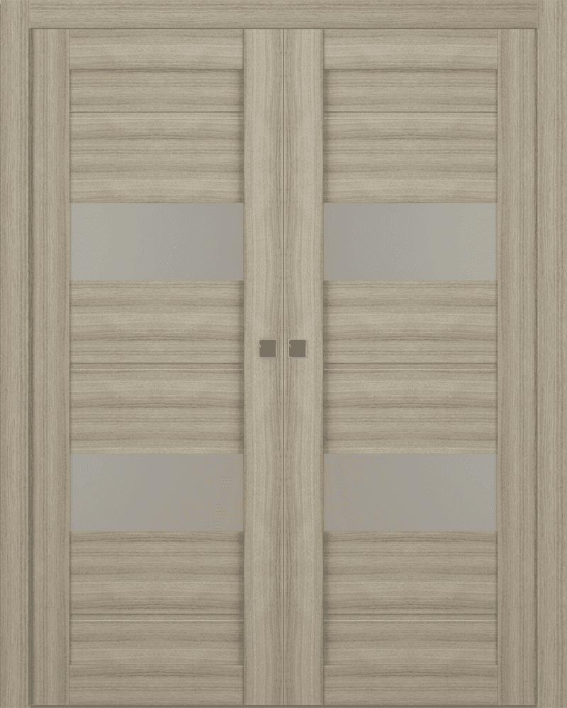 VITA VETRO SHAMBOR DOUBLE POCKET BELLDINNI MODERN INTERIOR DOOR - 1