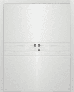TWINWOOD 1 POLAR WHITE CLOSET BELLDINNI MODERN INTERIOR DOOR - 1