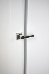 AURUM 1 VETRO LIGHT GREY DOUBLE BELLDINNI MODERN INTERIOR DOOR - 2