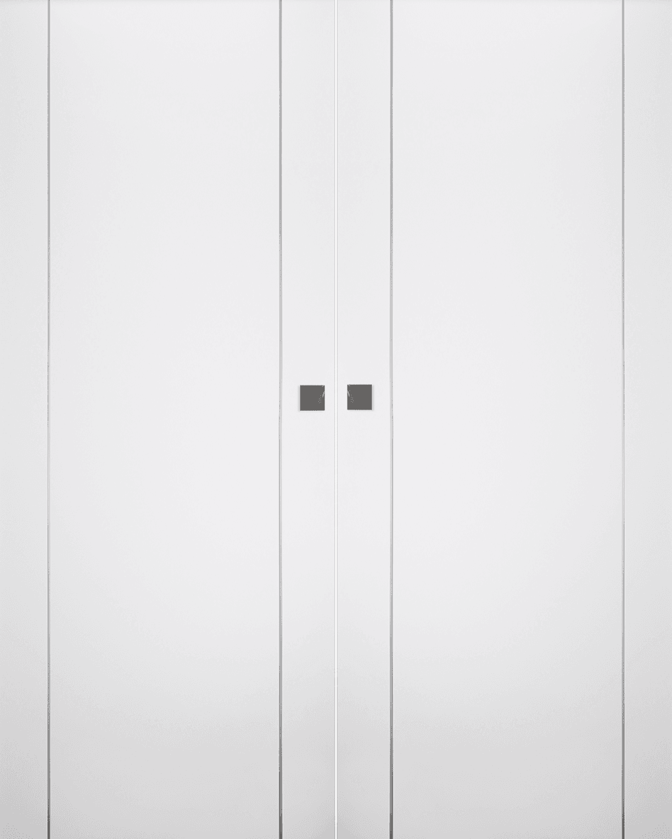 SMART PRO 2U POLAR WHITE DOUBLE MAGIC BELLDINNI MODERN INTERIOR DOOR - 1