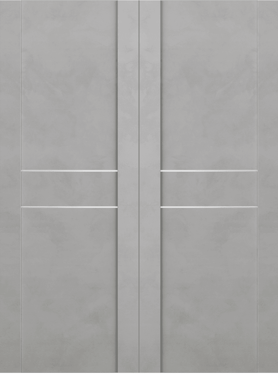 AVON 01 2HN LIGHT URBAN DOUBLE BI-FOLD BELLDINNI MODERN INTERIOR DOOR - 2