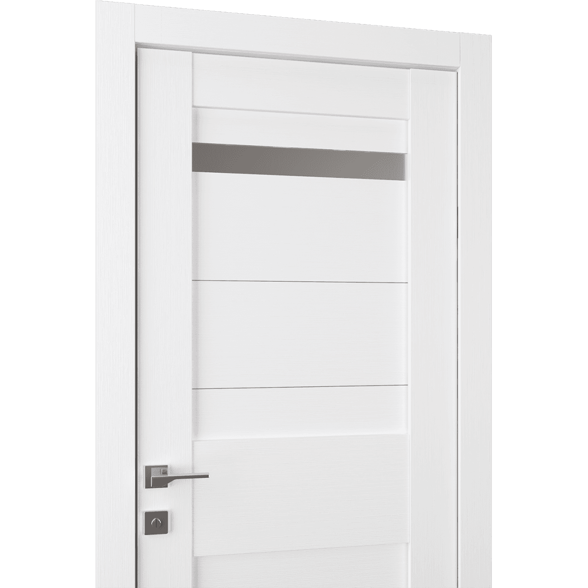 IMMA VETRO BIANCO NOBLE SWING BELLDINNI MODERN INTERIOR DOOR - 2