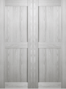 AVON 07 RN RIBEIRA ASH DOUBLE BARN BELLDINNI MODERN INTERIOR DOOR - 2