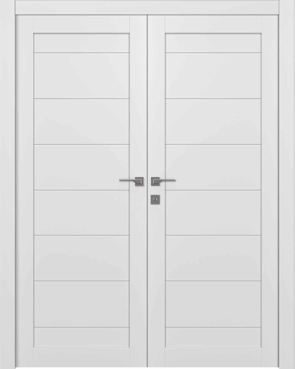 ERMI SNOW WHITE CLOSET BELLDINNI MODERN INTERIOR DOOR - 1