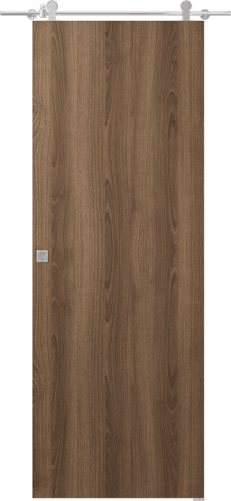 OPTIMA PECAN NUTWOOD BARN DOORS BELLDINNI MODERN INTERIOR DOOR - 1