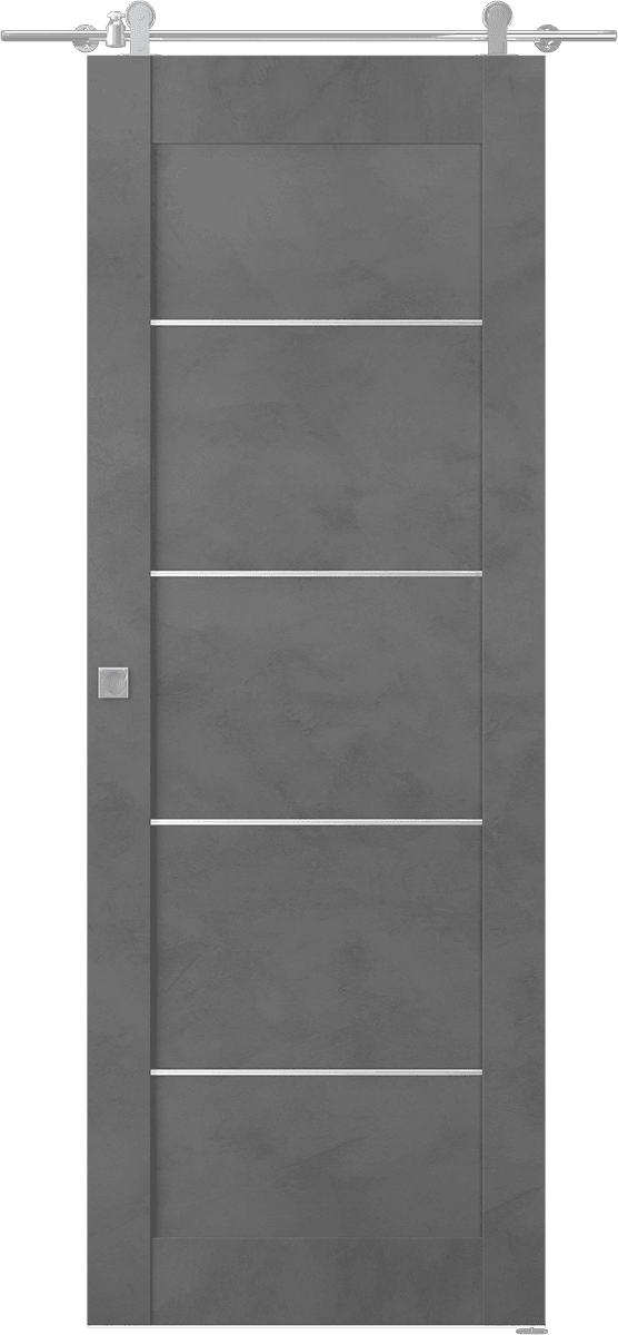 AVON 07 4H DARK URBAN BARN BELLDINNI MODERN INTERIOR DOOR - 1