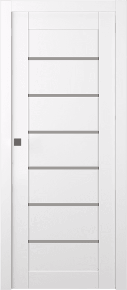 ALBA SNOW WHITE POCKET BELLDINNI MODERN INTERIOR DOOR - 1
