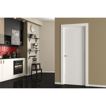 OPTIMA SNOW WHITE BYPASS BELLDINNI MODERN INTERIOR DOOR - 2