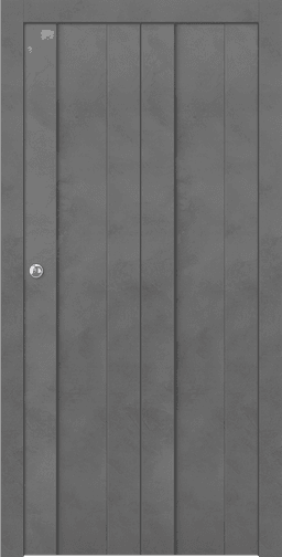 AVON 01 DARK URBAN DOUBLE BI-FOLD BELLDINNI MODERN INTERIOR DOOR - 1