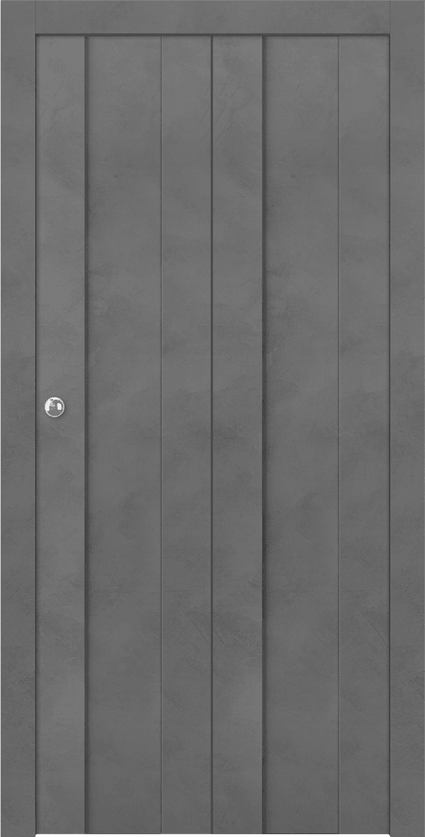 AVON 01 DARK URBAN DOUBLE BI-FOLD BELLDINNI MODERN INTERIOR DOOR - 1