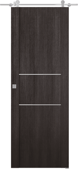 AVON 01 2H VERALINGA OAK DOUBLE BARN BELLDINNI MODERN INTERIOR DOOR - 1