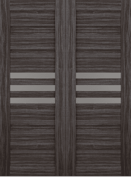 DOME VETRO GRAY OAK DOUBLE BI-FOLD BELLDINNI MODERN INTERIOR DOOR - 2
