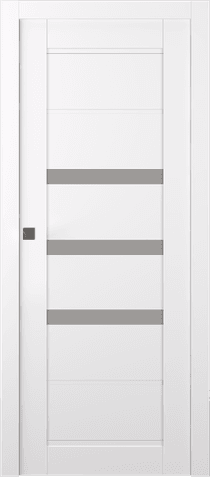 RITA VETRO SNOW WHITE POCKET BELLDINNI MODERN INTERIOR DOOR - 1