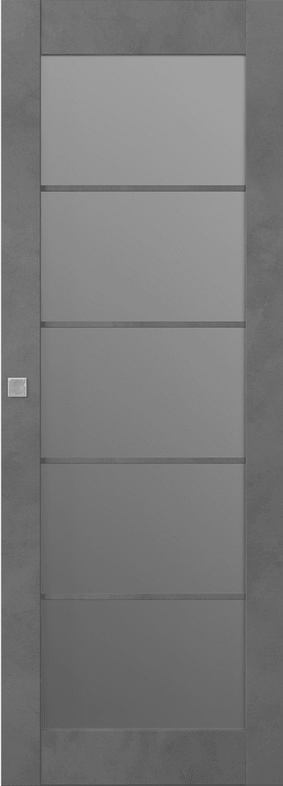 AVON 5 LITE VETRO DARK URBAN MAGIC BELLDINNI MODERN INTERIOR DOOR - 1