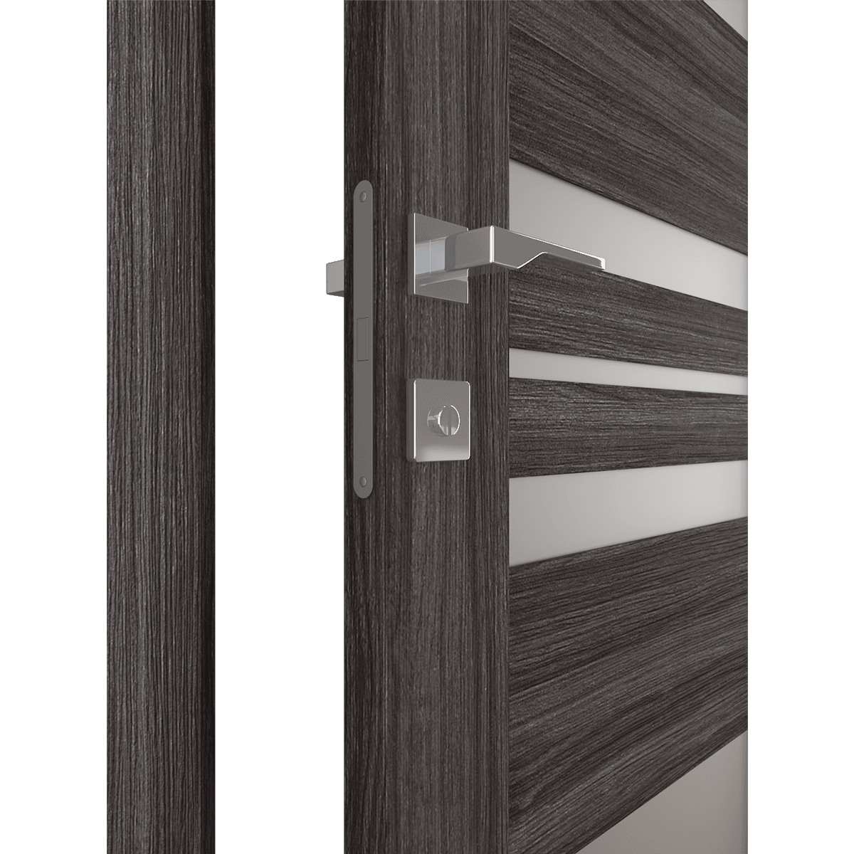 ROMI VETRO GRAY OAK DOUBLE BELLDINNI MODERN INTERIOR DOOR - 2