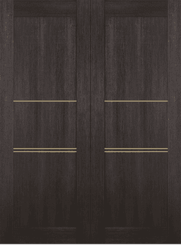 AVON 07 3H GOLD VERALINGA OAK DOUBLE BARN BELLDINNI MODERN INTERIOR DOOR - 2