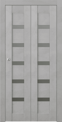 AVON 07-04 VETRO LIGHT URBAN BI-FOLD BELLDINNI MODERN INTERIOR DOOR - 1