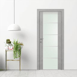 AVON 202 4H VETRO LIGHT URBAN SWING DOORS BELLDINNI MODERN INTERIOR DOOR - 2