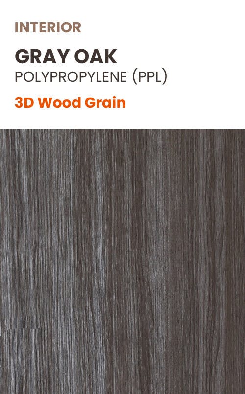 GRAY OAK POLYPROPYLENE (PPL) SAMPLE