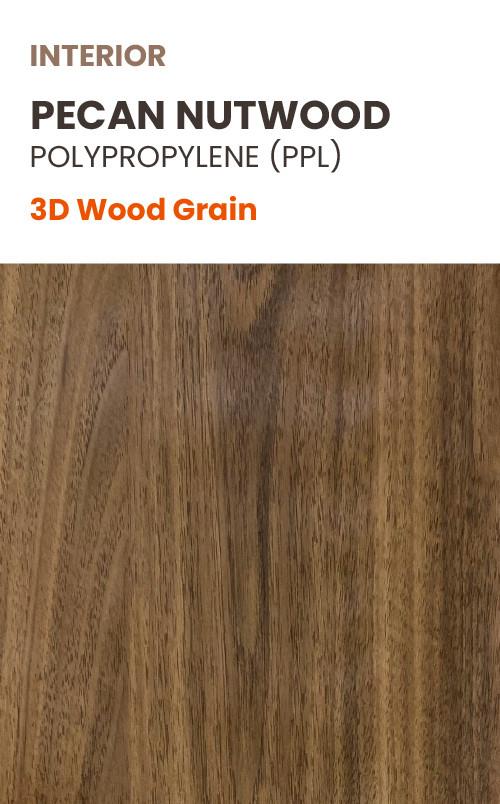 PECAN NUTWOOD POLYPROPYLENE (PPL) SAMPLE