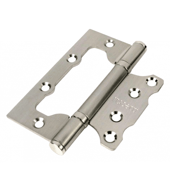 DOOR HINGE BUTTERFLY RFH-100*75*2.5 RUCETTI SN SATIN NICKEL