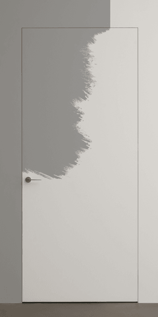 Primed Door Painting Frameless Belldinni Modern Interior Door