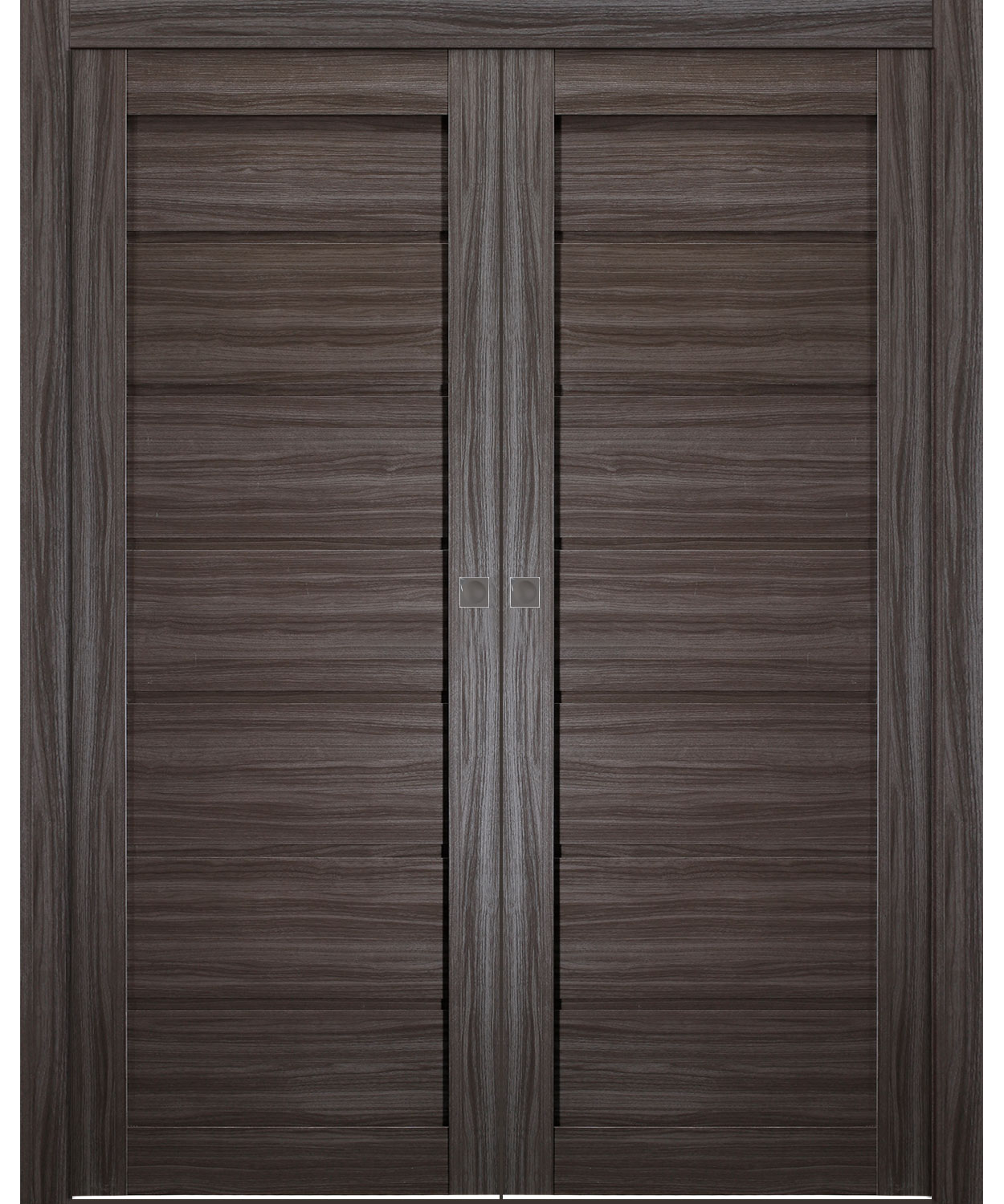 ALDA GRAY OAK DOUBLE POCKET BELLDINNI MODERN INTERIOR DOOR