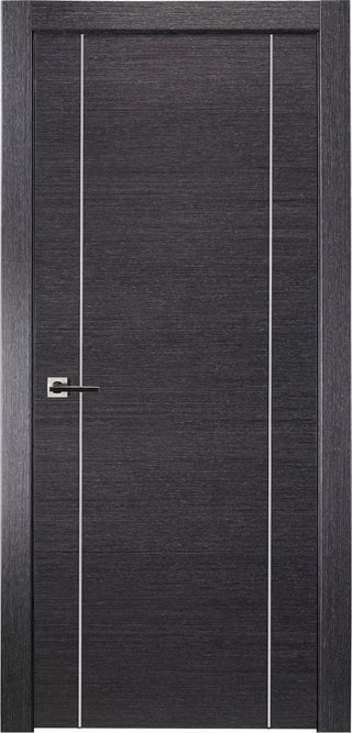 AVANTI 2U BLACK APRICOT SWING BELLDINNI MODERN INTERIOR DOOR
