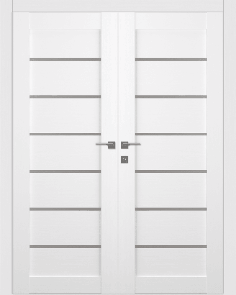 ALBA BIANCO NOBLE DOUBLE BELLDINNI MODERN INTERIOR DOOR