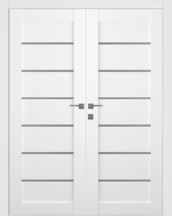 ALBA BIANCO NOBLE DOUBLE BELLDINNI MODERN INTERIOR DOOR