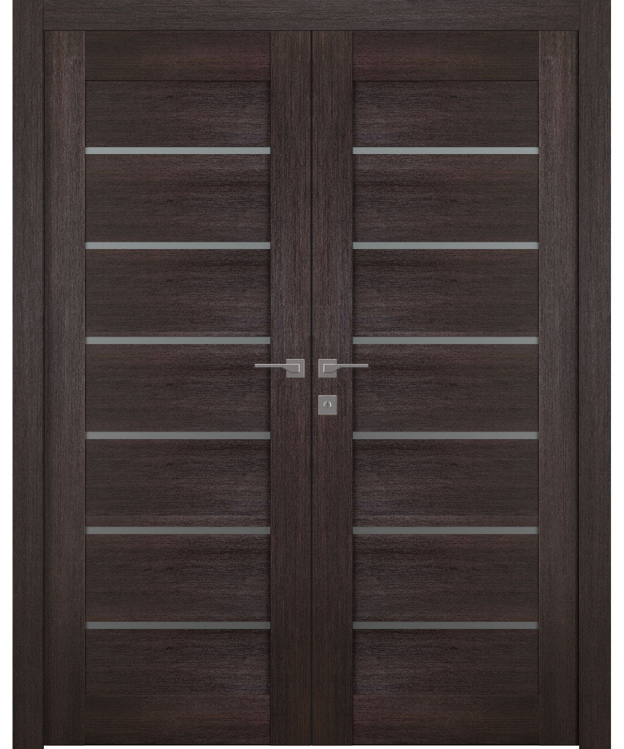 AVON 07-02 VETRO VERALINGA OAK DOUBLE BELLDINNI MODERN INTERIOR DOOR