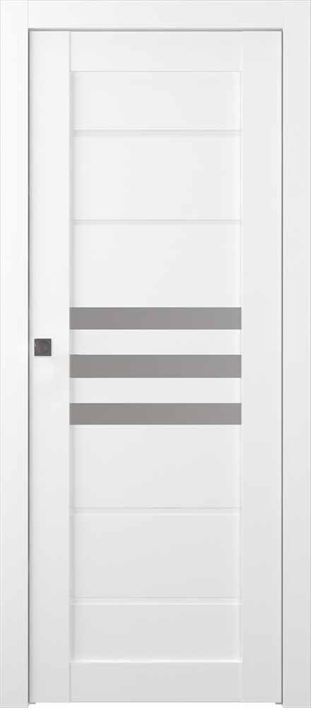 DOME VETRO BIANCO NOBLE POCKET BELLDINNI MODERN INTERIOR DOOR