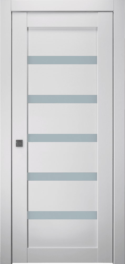 LEORA VETRO BIANCO NOBLE POCKET BELLDINNI MODERN INTERIOR DOOR