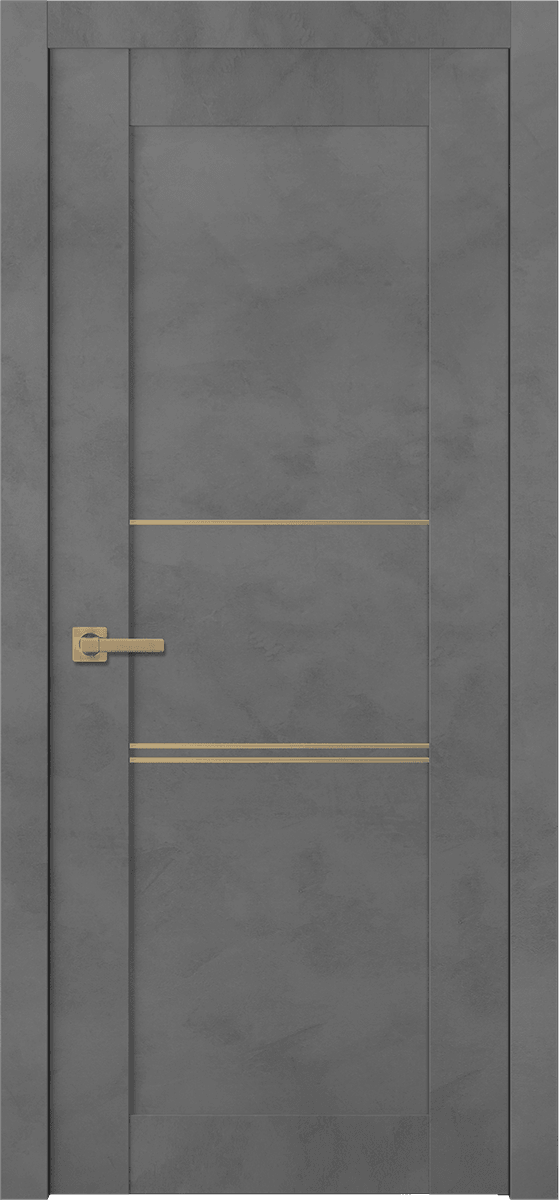 AVON 07 3H GOLD DARK URBAN SWING BELLDINNI MODERN INTERIOR DOOR